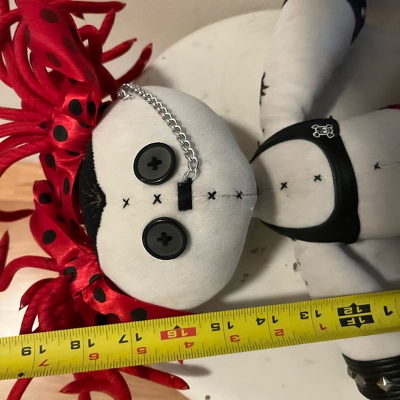 Jaded Jenny Gothic Punk Doll with Red Hair from Hot topic - Picture 2 of 8